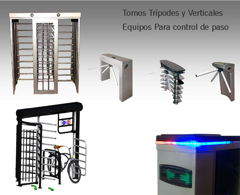 tornos de acceso y tornos de paso