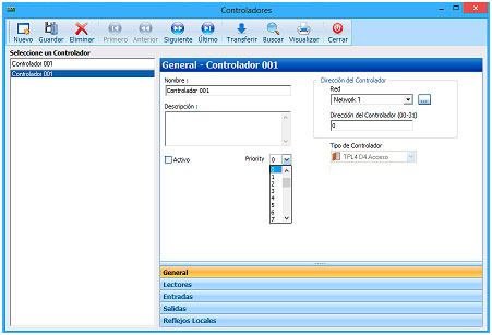 Controladoras de acceso con prioridad