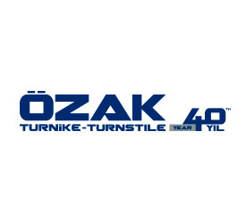 Logo Ozak turnike-turnstile 40 years