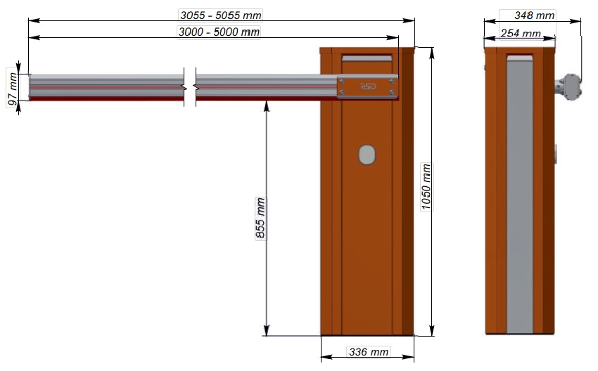 Barrera automática Optimus50-ACR - Imagen 3