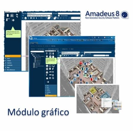 Módulo gráfico G+ para Amadeus8