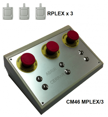 BOTONERA CM46 MPLEX/1-2-3-ACR - Imagen 3